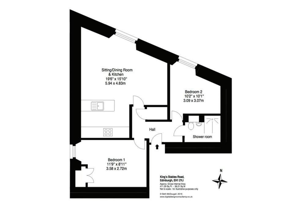 老城区城堡套房2公寓 爱丁堡 外观 照片